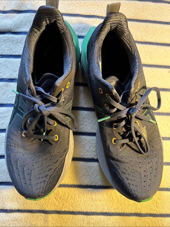 Men\'s Navy Athletic Shoes with Teal Accents main image 4